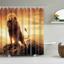 Load image into Gallery viewer, high quality washable bathroom curtains cartoon penguin shower curtain polyester bath screens home decoration cortina de bano