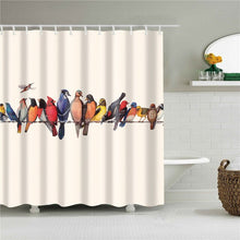 Load image into Gallery viewer, high quality washable bathroom curtains cartoon penguin shower curtain polyester bath screens home decoration cortina de bano