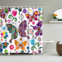 Load image into Gallery viewer, high quality washable bathroom curtains cartoon penguin shower curtain polyester bath screens home decoration cortina de bano