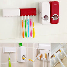Load image into Gallery viewer, 1pc Automatic Toothpaste Squeezer Toothpaste Dispenser Toothbrush Holder Wall Suction Wash Set Home Tools Bathroom Accessories