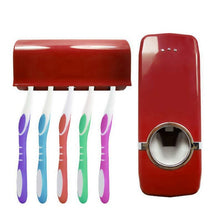 Load image into Gallery viewer, 1pc Automatic Toothpaste Squeezer Toothpaste Dispenser Toothbrush Holder Wall Suction Wash Set Home Tools Bathroom Accessories