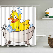 Load image into Gallery viewer, 1PC Waterproof Polyester Fabric Shower Curtain with 12 Hooks Cartoon Bath Curtain Home Decoration Anime Bathroom Curtains