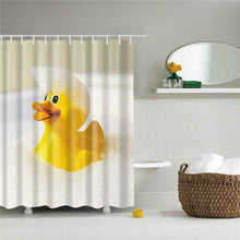 Load image into Gallery viewer, 1PC Waterproof Polyester Fabric Shower Curtain with 12 Hooks Cartoon Bath Curtain Home Decoration Anime Bathroom Curtains