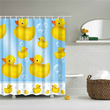 Load image into Gallery viewer, 1PC Waterproof Polyester Fabric Shower Curtain with 12 Hooks Cartoon Bath Curtain Home Decoration Anime Bathroom Curtains