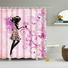 Load image into Gallery viewer, 1PC Waterproof Polyester Fabric Shower Curtain with 12 Hooks Cartoon Bath Curtain Home Decoration Anime Bathroom Curtains